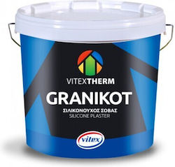 Vitex Vitex Granikot Silicone Σιλικονουχος Σοβας Λευκος 1.2mm 25kg