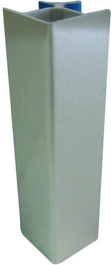 Basar Ecke PVC 90 Grad Nickel 12 cm