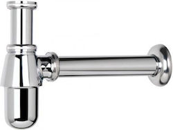 Team Metallisches Bodenablauf Siphon Spülbecken Glas Chrom