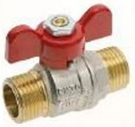 Ball Valve 1/2" Ntm Butterfly Male-Female