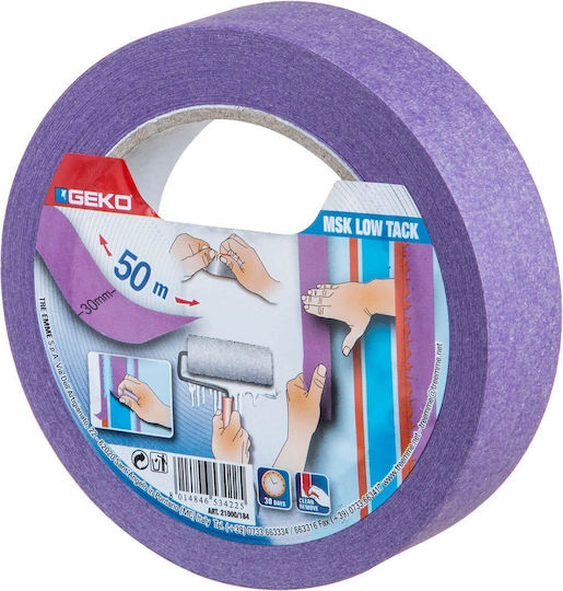 Paper Tape Precision 30mmx50m Geko Violet 21000/184