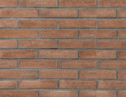 Hellastones Glatter Ziegelstein Marrone Wandverkleidungssteine 1 m2