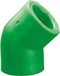 Pipe Elbow Fittings 45º Ppr Diameter 20 Plastherm