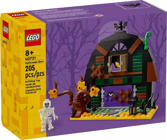 LEGO Building Blocks Halloween Barn for 8+ Years 205 Pieces