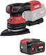 Flex Ode 2-100 18-EC Battery Powered Delta Sander 18V 1x5Ah with Speed Control and with Suction System D00347