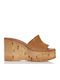 Platforme Dama Tip Slip On Tabac Maro