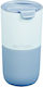 Klean Kanteen Rise Glass Thermos Stainless Steel BPA Free 473ml Ice Blue with Straw and Handle