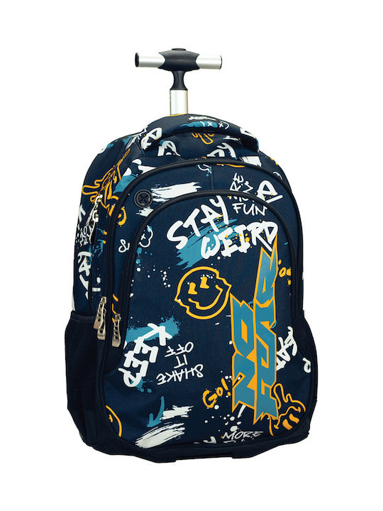 No Fear School Bag Trolley Elementary, Elementary Multicolour 30Liters