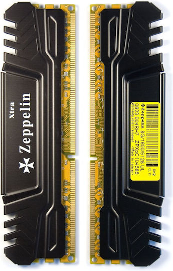 Zeppelin 16GB DDR3 RAM cu 2 module (2x8GB) și Viteză 1600 pentru Desktop