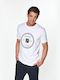 Redgreen T-shirt Print Circle Rope White