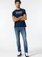 Tiffosi Jeans Liam Schlank Passform Blaue Herrenhosen