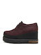 Smart Cronos Suede Platforms Women Smart Cronos Μπορντω Crns-6323-s