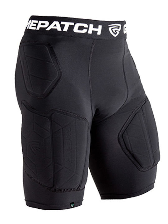 Kompressions-Shorts Oberschenkel Hüftschutz Schwanz Schwarz