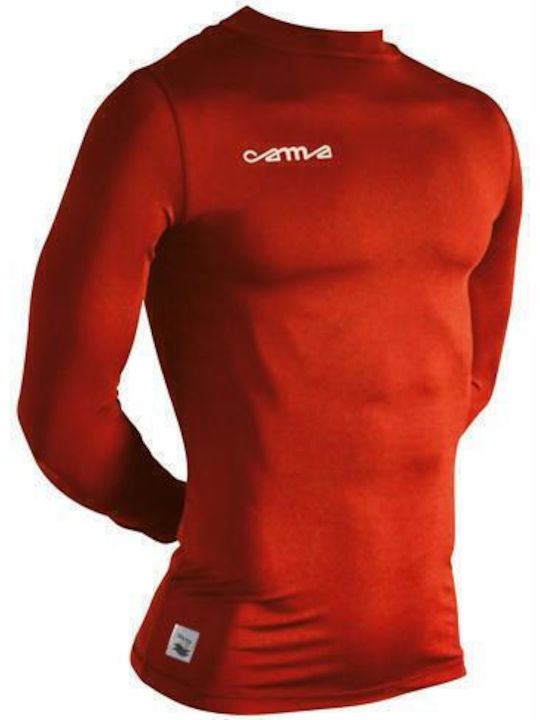 Cama Men Termica Shirt Long Sleeve Thermal Red 175