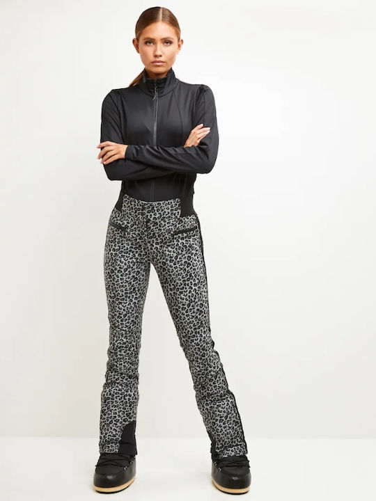 8848 Altitude Randy W Slim Pant Leopard Γυναικεία Παντελόνια Ski 2272-h8
