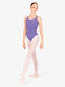 Women's Capezio Bodysuit Double Cross Strap W Purple