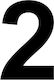 Court Numbering Card No 2 One Card