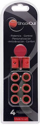 Shockout Padel Dampeners Red