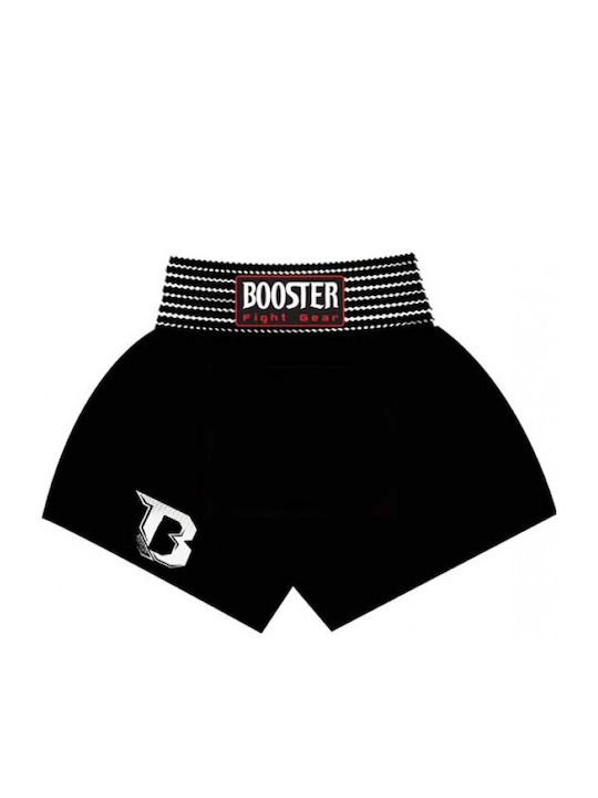 Booster Thai Boxing Shorts Plain Black 20
