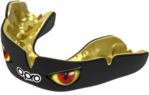 Μασέλα Opro Eyes Instant Custom Fit V2 Black Red Gold