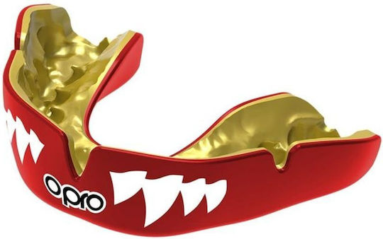 Маска Opro Instant Custom Fit Jawz Червено Бяло Златно