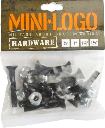 Mini Logo Hardware Set 1' 1/2 Qtmpml2150t Multi