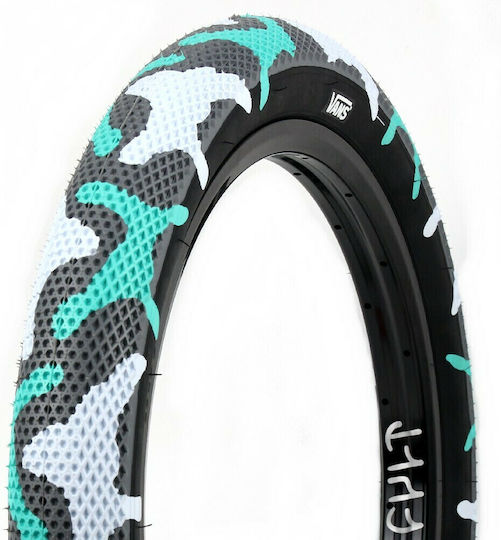 Cauciucuri BMX Cult X Vans Tire Teal Camo 20x2.40
