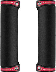 Crankbrothers Cobalt Black Red Bicycle Handlebar Grips