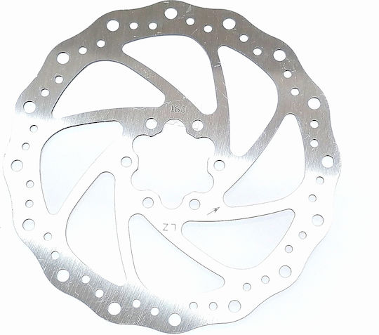 Bicycle Disc Brake Rotors 6 Bolt Lz 6 Bolt 160mm