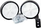 Training Wheels Kids Bicycle 18 Inches Reinforced|White