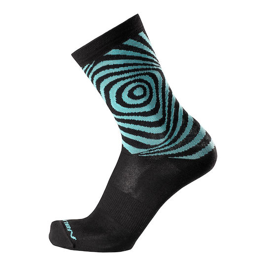 Nalini New Coolmax Black Blue Cycling Socks 4300