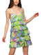 Kocca Fant Lilac/Yellow Kaddek Dress F8022 Women's