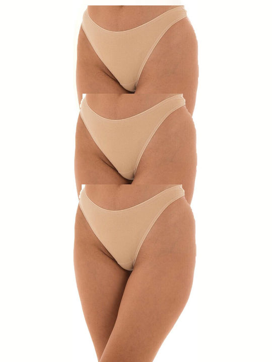 Women's Cotton String Fay Lingerie 3Pack Beige 334