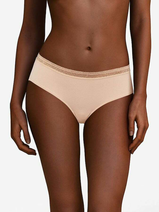 Passionata Boxer Briefs Medium Coverage Nude Seamless Laser Cut