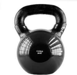 Kettelebell Cast Iron Covered Vinyl Black Hms Knv24 Kettelebell Cast Iron Covered Vinyl Black Hms Knv24