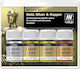Acrylicos Vallejo Χρώμα Μοντελισμού Gold, Silver & Copper 35ml