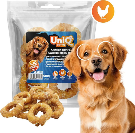 Uniq Dog Treat with Chicken 10cm 500gr