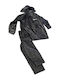 Raincoat Waterproof Suit Overall Inner Lining Double Seams Black XL Agroequip