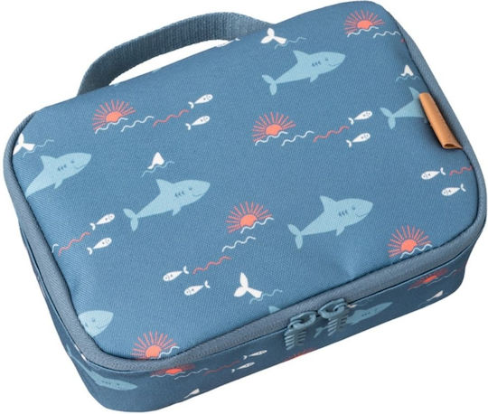 Fresk School Insulated Kids' Lunch Handbag Blue 15x24cm
