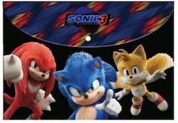 Gim Φάκελος με Κουμπί Πολύχρωμος Sonic 3 Hedgehog