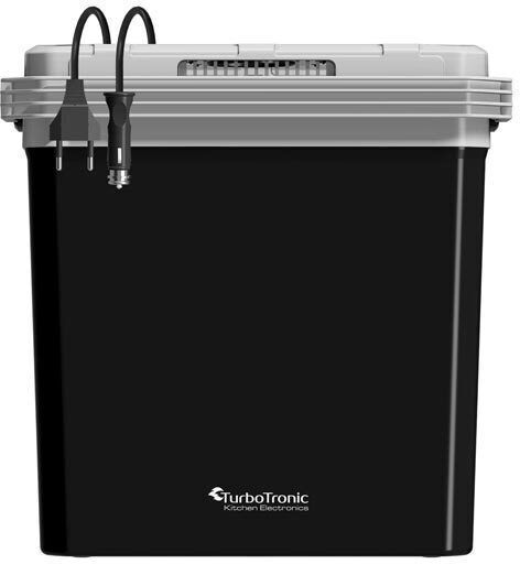 Turbotronic Φορητό Ψυγείο Θερμοηλεκτρικό 30lt 12V Μαύρο