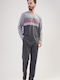Summer Men's Cotton Pajama Anthracite