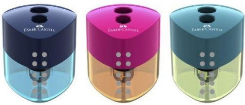 Faber-Castell Faber Castell Anspitzer Doppelter Blau Pink Hellblau