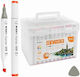 M&G Neon Drawing Markers 1mm Double Tip Set 108pcs