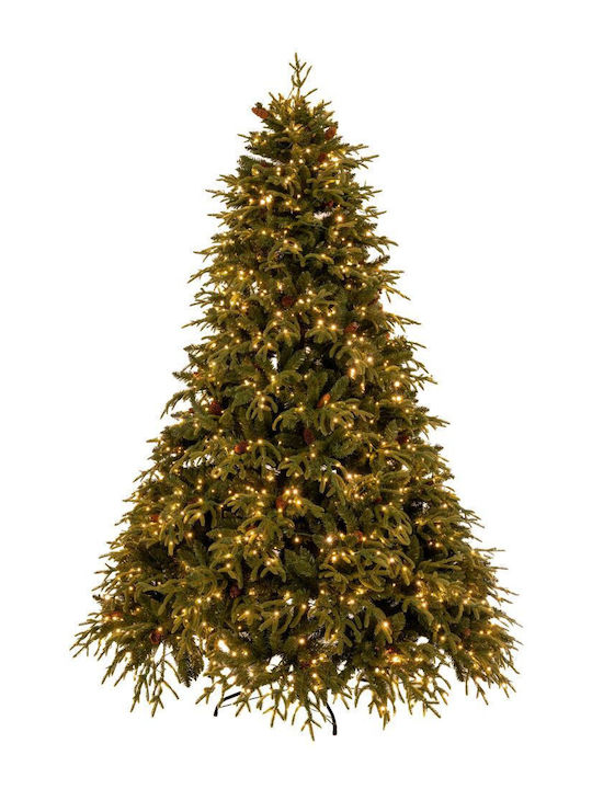Коледно дърво Pre Lit с Шишарки 210cm с 4428 Клони