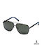 Ghetto Men's Sunglasses with Green Frame and Green Lens