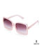 Ghetto Women's Sunglasses with Pink Frame and Pink Lens K32306 Pink