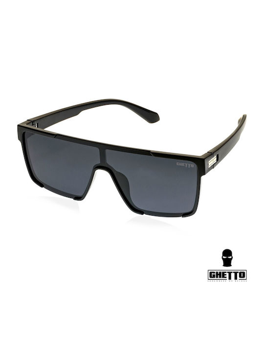 Ghetto Unisex Sunglasses with Gray Frame and Gray Lens TR7543 GRAY