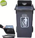 Ram Plastic Wheeled Waste Bin 100lt