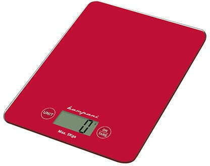 Bompani Digitale Küchenwaage bis 5kg Rote